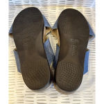 Munro  Extra Light Walking Wedge Blue Denim Cork Cross Slip On Flats Sz‎ 10 Photo 5