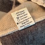 Tejidos CAMM Ecuadorian Hand Made Alpaca Blend Poncho Cape White Beige Gray O/S Brown Size undefined Photo 7