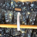 Free People Ma Cherie Black Floral Womens Blouse Size Large Sleeveless Boho Photo 2