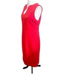 Adelyn Rae Red Cut Out Party Dress Midi Length Size Large Sexy Siren Holiday NWT Photo 1