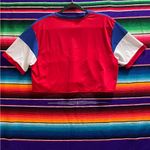 USA bombpop crop top women's soccer jersey size XL Blue Photo 1