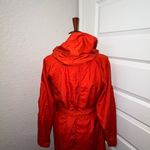 Foxrun Vintage Long Sleeve Full Length Hood Belted Trench Rain Coat Size M Photo 3