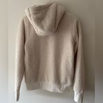 Athleta Tugga Sherpa Teddy Bear Hoodie Women Beige Cream Photo 7
