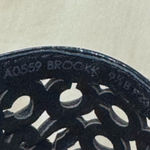 Coach Brook Black Patent Leather Signature C Cork Wedge Sandals Women 9.5B Photo 4