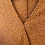 Madewell Texture & Thread Short Sleeve Side-Tie Mini Dress in Burnt Orange Photo 7