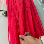 La Ligne Isabelle‎ Silk Puff Sleeve Dress adjustable coral pink NWT XS Photo 5