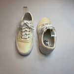 Vans  Old Skool Glitter Sparkle Low Top Sneakers Women's Cream White Shoes Size 8 Photo 2