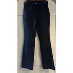 Old Navy High Rise Pixie Flare Pants Navy Blue Stretch Dress Pants Size 0 Photo 2