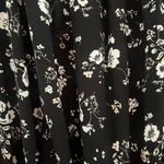 Lush Clothing Lush Romper Womens Black Floral On or Off Shoulder 3/4 Sleeve Medium LN Photo 1