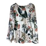 Show Me Your Mumu Hippie Dippie Floral Top Womens S White Bell Sleeve Boho 70s Photo 4