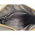 Rebecca Minkoff  Black Leather Crossbody Handbag Purse Mini MAC Gold Tone Chain Photo 9