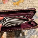 Kate Spade Like New!  Cameron Street Lacey Saffiano Leather Wallet Deep Plum Photo 8