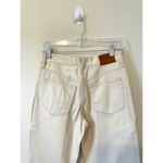 J. Crew High Rise Slouchy Boyfriend Denim Jeans Bone Cream Size 25 NEW Photo 4