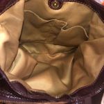 Coach  Madison Purple Patent Leather Madison Paige Triple Section Shoulder Bag Photo 12