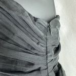 Elliatt Merriment Black White Rosette One Shoulder Pleated Mini Dress Sz Small Photo 4