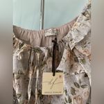 Dress Forum  Floral Blouse Peasant Over the shoulder Blouse Size S Photo 1