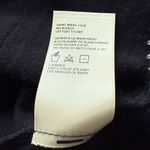 L'Agence Christy Split Hem Long Sleeve Embroidered Sweatshirt Midnight Photo 5