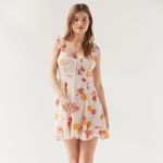 ASTR ✨ Brianne Pink Floral Print Bustier Mini Dress✨ Photo 10