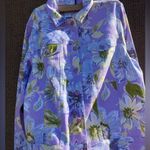 Coldwater Creek Vintage  floral pastel print denim Women’s jacket Sz M Photo 9
