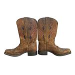 Tony Lama  Aquilla 3R2202L Brown Square Toe 11" Cowboy Western Boots Womens 6.5 Photo 2