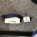 L.L.Bean Women's Soft-Brushed Fitness Fleece Pullover 1/4 Zip Gray L Photo 2