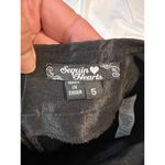 Black Satin Tiered Ruffle Mini Skirt Party‎ Cocktail Evening Wear Size undefined Photo 4