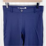 Betabrand  Classic Dress Yoga Pants Boot Cut Navy Blue Size Medium Short Petite Photo 2