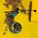 Kurt Geiger NWT  LONDON Blue Round Stone Pendant Necklace Photo 0