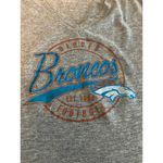 NFL  Team Apparel Denver Broncos Short Sleeve TShirt Gray Size Medium Photo 5