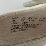 Hush Puppies White Leather Slip On Floral Sandals Size 9 Photo 7