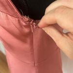 Abercrombie & Fitch PETITE mini pink satin slip dress with adjustable straps. Photo 8