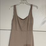 Birdy Grey  ALEX TAUPE MAXI BRIDESMAIDS DRESS GOWN BEIGE NEW SMALL Photo 2