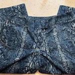 Zac & Rachel capri pants blue snake skin pattern size 16 Photo 0