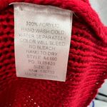 Umgee  S red white striped lightweight bell sleeve sweater coastal holiday casual Photo 5