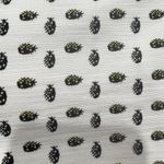 Ann Taylor  Size 6 Signature Slacks Pants Pineapple Print Cream Cropped Mid Rise Photo 4