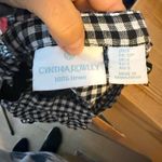 Cynthia Rowley Linen Gingham Ruffle Cropped Blouse Photo 2