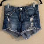 Divided Blue Jean Shorts Photo 0