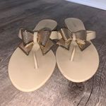 Liliana Gold Jelly Sandals Photo 4