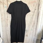 J.Crew Collared Sheath Dress in Bi-Stretch Wool Blend Photo 4