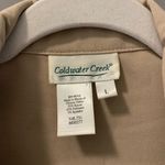 Coldwater Creek  Women’s Palm Tree Golf Casual Khaki Lightweight Vest Size Large Photo 1