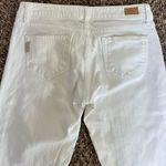 Paige Skyline Ankle White Jeans Photo 6