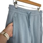 ZARA Women’s Plush Jogger Sweatpants in Blue Size L Photo 1