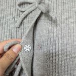 Petal and Pup  Wilde Bow Front Cardigan - Light Grey Sz S Photo 3