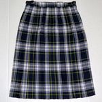 Highland Home Industries Tartan Plaid Wool Skirt Green Size 16 Photo 2
