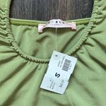 Blue Blush Green Halter Dress Photo 1