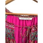 Diane Von Furstenberg  Women's Parry peasant silk Geometric Floral Print Dress L Photo 2