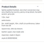 ALOHAS  blaze leather ankle boots horse bit detail 39 US 8 Photo 1