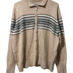 Eddie Bauer Collectibles Sz XXL Button Down Cardigan Sweater Rabbit Hair Blend Photo 0