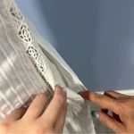 Free People  Ivory Bella Linen Blend Maxi Dress Photo 8