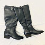 NEW Dr. Scholl's Brilliance Black Faux Leather Wide Calf Fit Knee High Boots 7 Photo 3